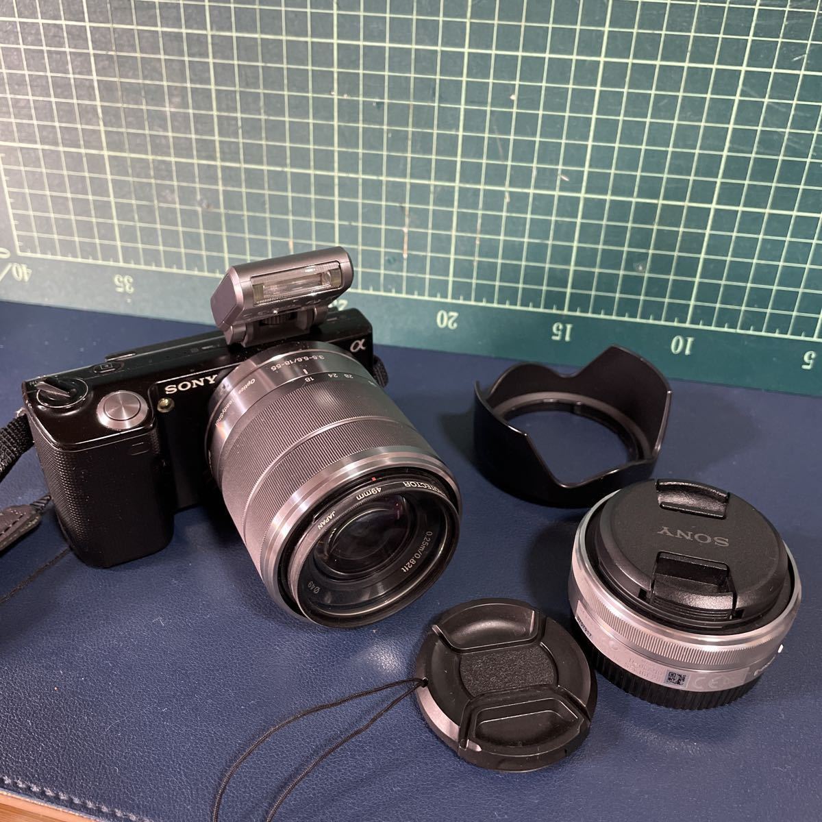 予約販売品】 SONY 純正マイク ズームレンズと広角レンズキット NEX5N