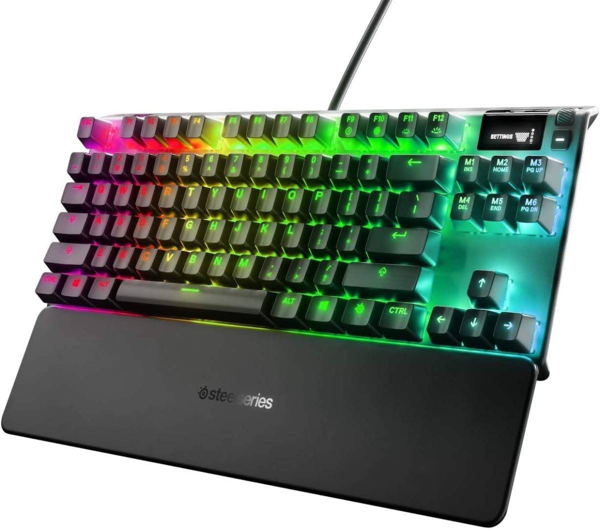 全国宅配無料 SteelSeries ゲーミングキーボード テンキーレス 有線