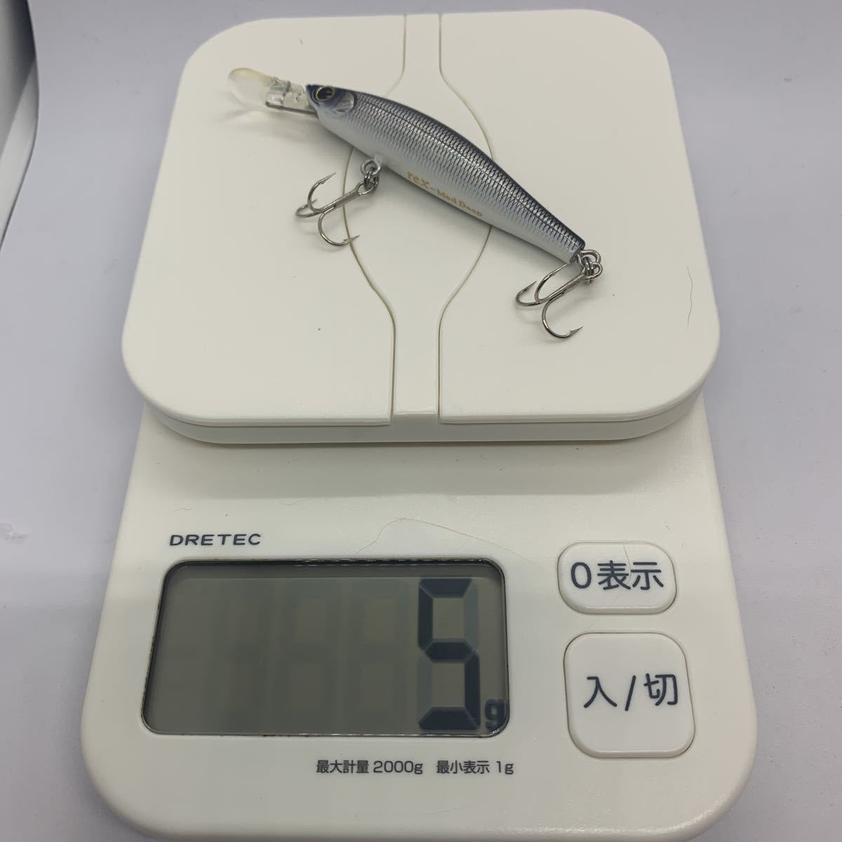 ザウルス SAURUS レックス ミディアムディープ rex-Med Deep 銀黒 7cm5g 大物トラウト_画像7