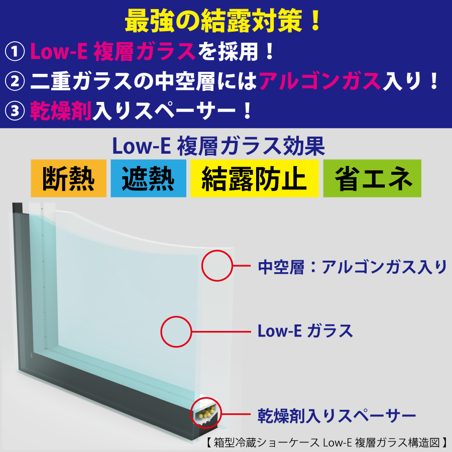 新品未使用品 業務用 JCM 箱型冷蔵ショーケース ビールショーケース 冷蔵ショーケース JCMS-105B LED照明 一年保証【送料無料】_画像6