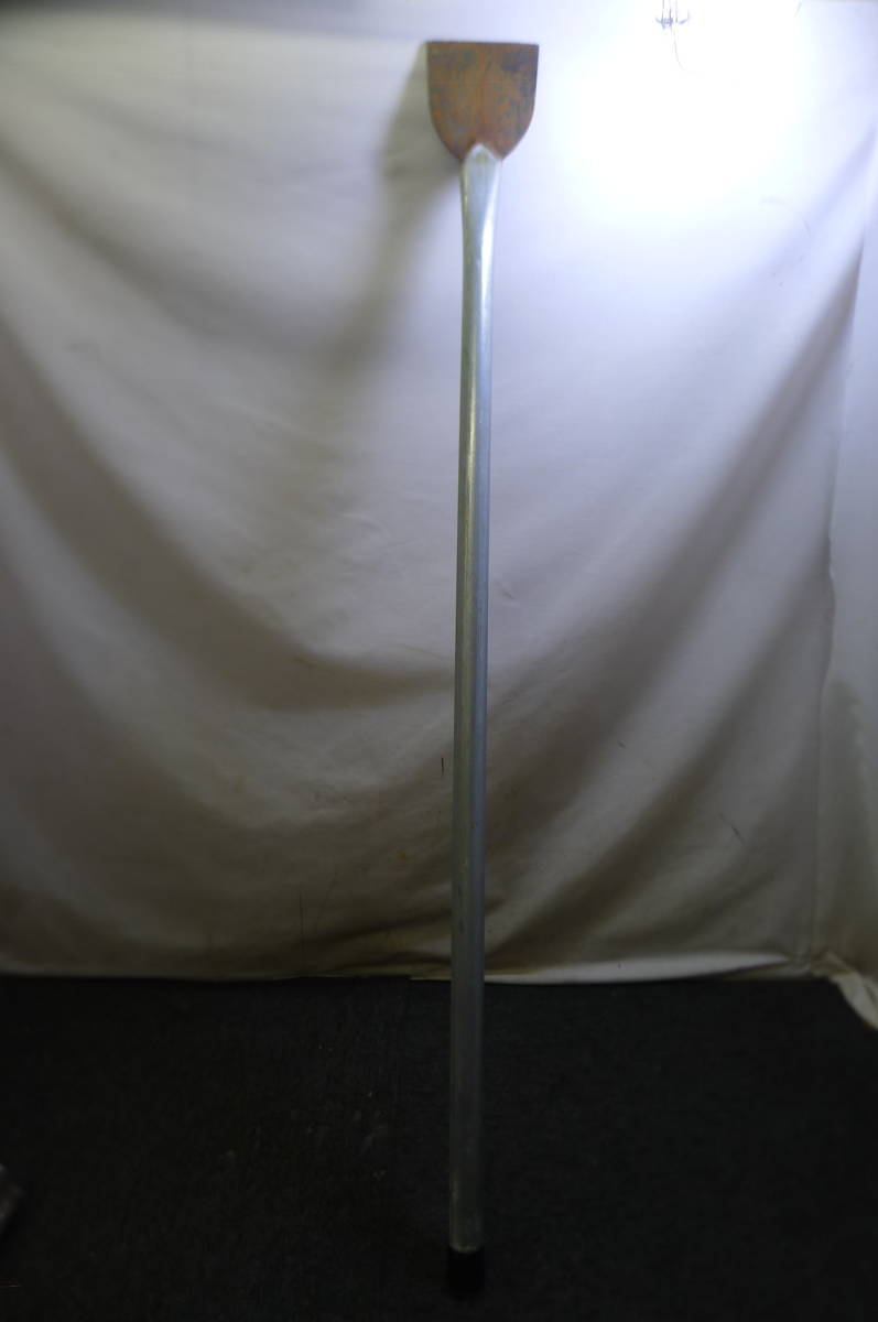 HH181 メーカ不明 スクレーパー ケレン棒 長尺 全長約1ｍ 刃渡り9.8cm /140_画像4