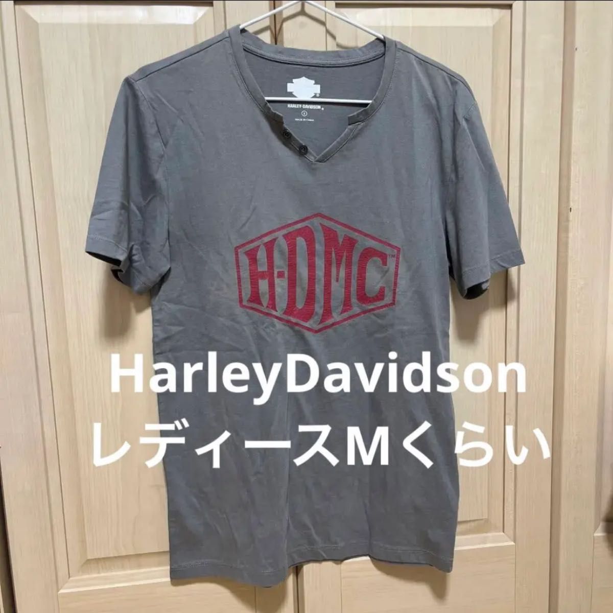 Harley Davidsonハーレーダビッドソン　レディースM グレーTシャツ