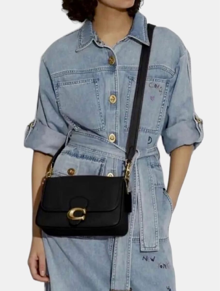 COACH 品番 C4823コーチ ソフト タビーショルダーバッグBLACK|Yahoo