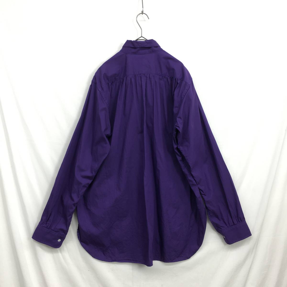 KZ6694*Needles : 22aw Ascot collar EDW shirt*M* purple series Needles Ascot color shirt 