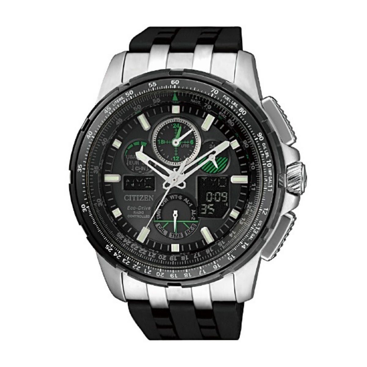 未使用 CITIZEN (シチズンコレクション) エコ・ドライブ電波時計 JY8051-08E
