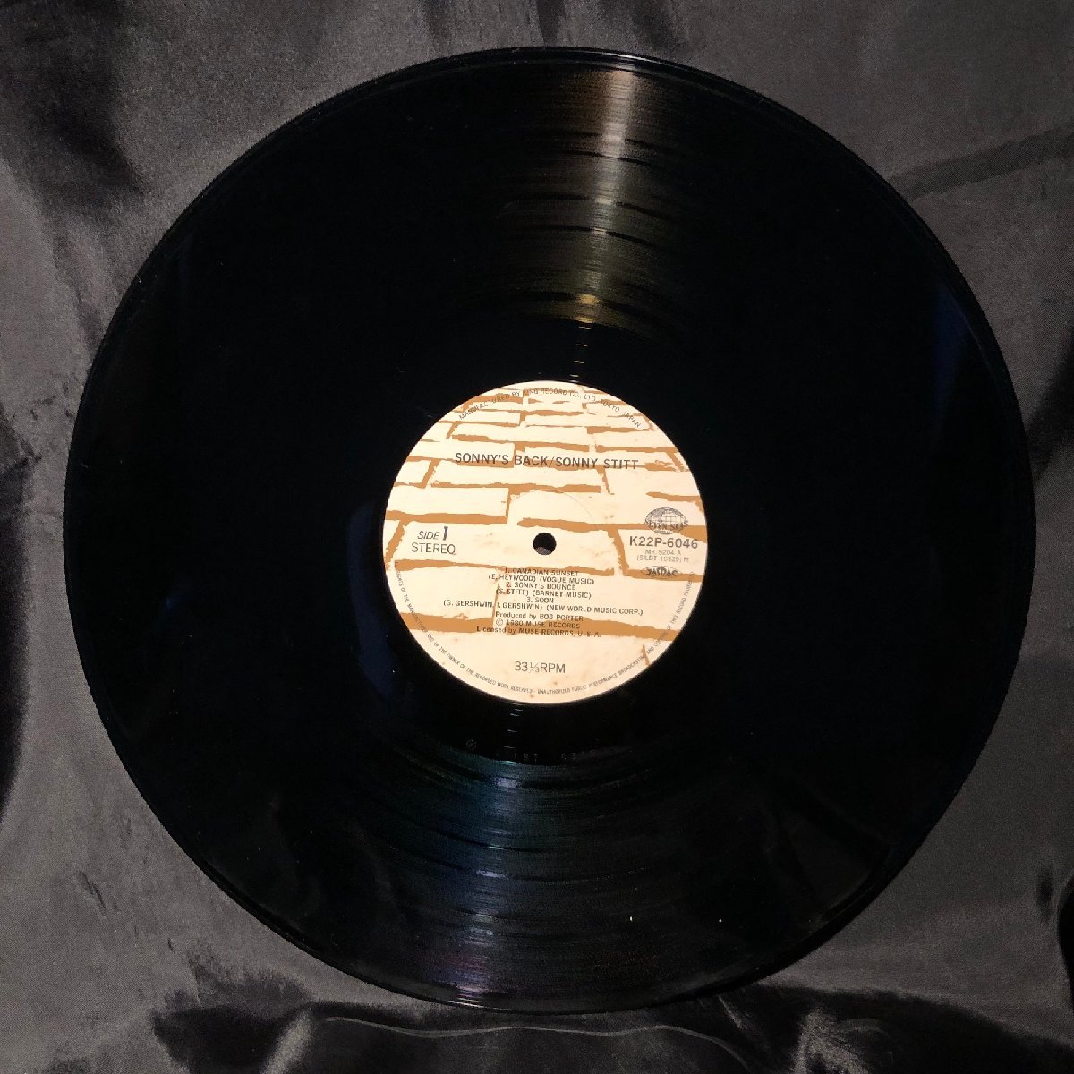 Sonny Stitt / Sonny's Back LP Muse Records ・KING RECORD_画像4