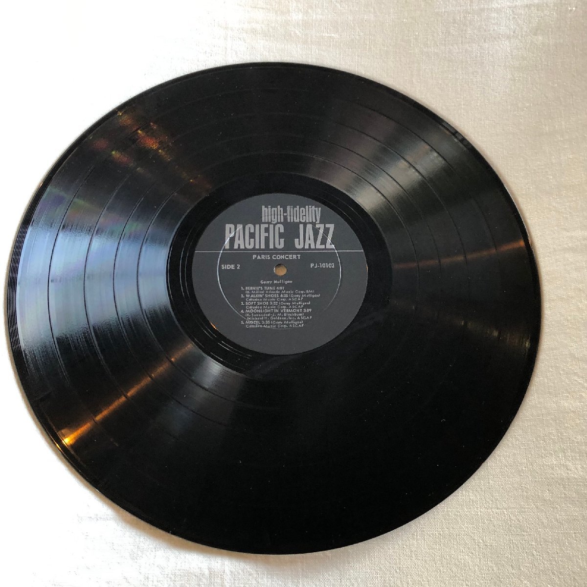 Gerry Mulligan / Paris Concert LP Pacific Jazz_画像7