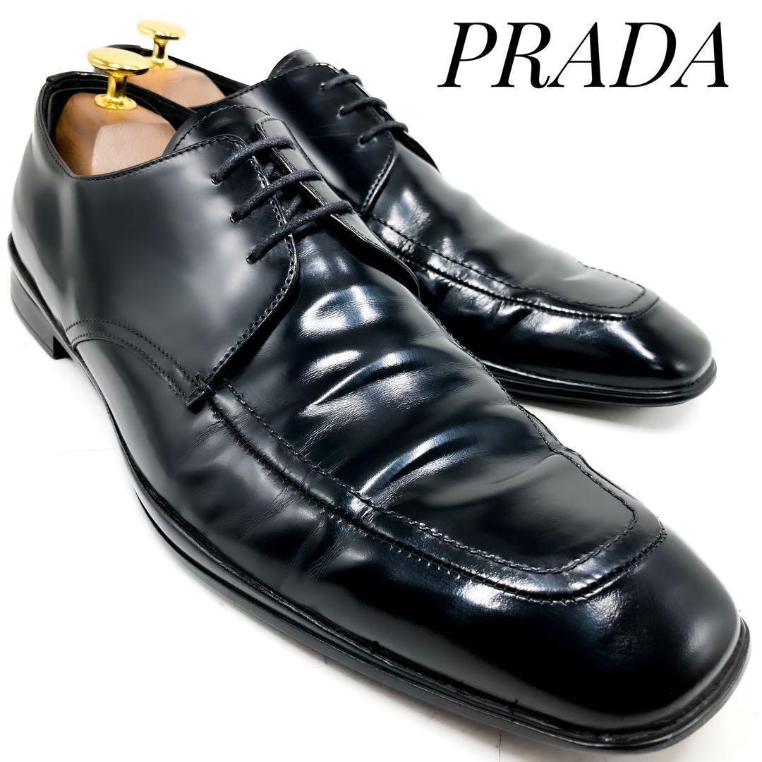 大放出セール】 ☆即決・送料無料☆PRADA プラダ メンズ 本皮 本革
