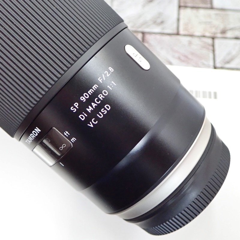 極上美品 】 タムロン SP 90mm F/2.8 Di MACRO 1:1 VC USD キャノン用