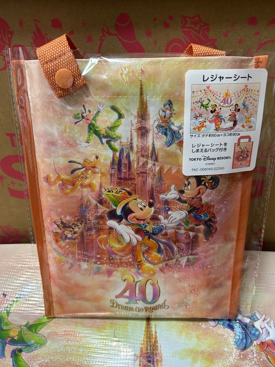 新品未使用】ディズニー40周年 東京ディズニーランド レジャー 新品未使用】ディズニー40周年 東京ディズニーランド レジャー
