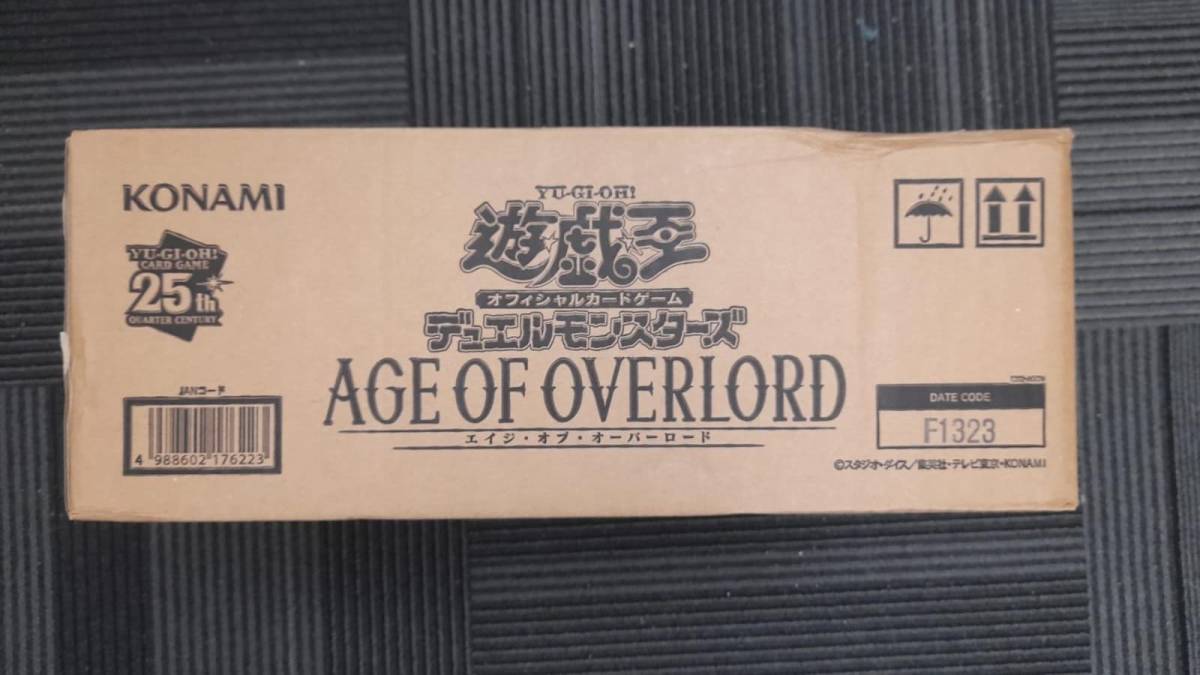 遊戯王OCG エイジ・オブ・オーバーロード AGE OF OVERLORD AGOV アジア 24BOX アジア 亜 新品 未開封