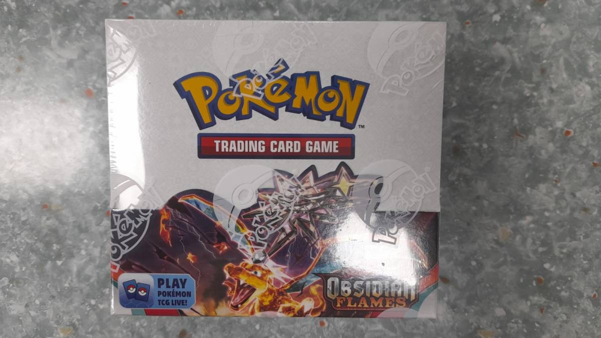 ポケモン カードゲーム 海外 英語版 スカーレット・バイオレット ブースターボックス 新品未開封 Obsidian Flames Booster Box SV3 _画像1