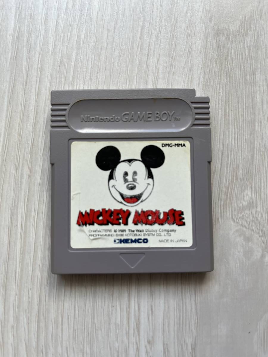 【即決】 GB ゲームボーイ ミッキーマウス 動作確認済 クリーニング済の画像1