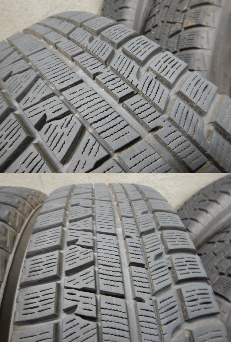 パT7900■185/65R15 YOKOHAMA ICEGUARD IG50+ 日産スチールホイール 5.5J 4H 100 スタッドレス★条件付送料無料★ティーダ ノート キューブ_画像10