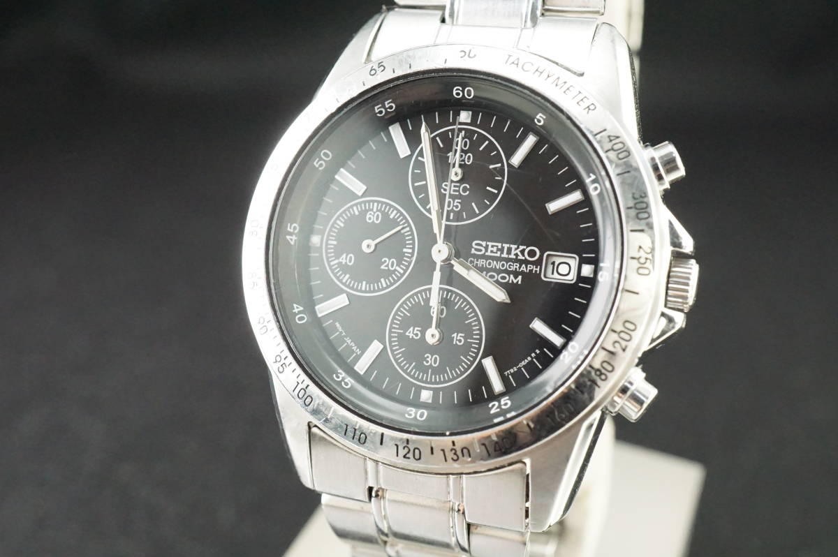 超特価sale開催】 【I7/28-Y AE03】☆SEIKO/セイコー クロノグラフ