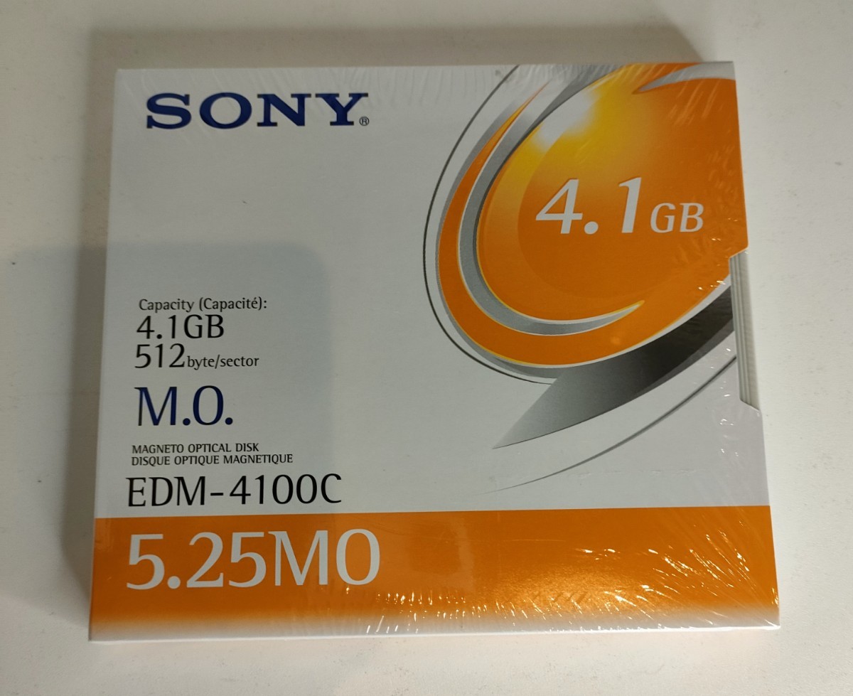 新しい季節 SONY EDM-4100C 5.25MOディスク 4.1GB MO