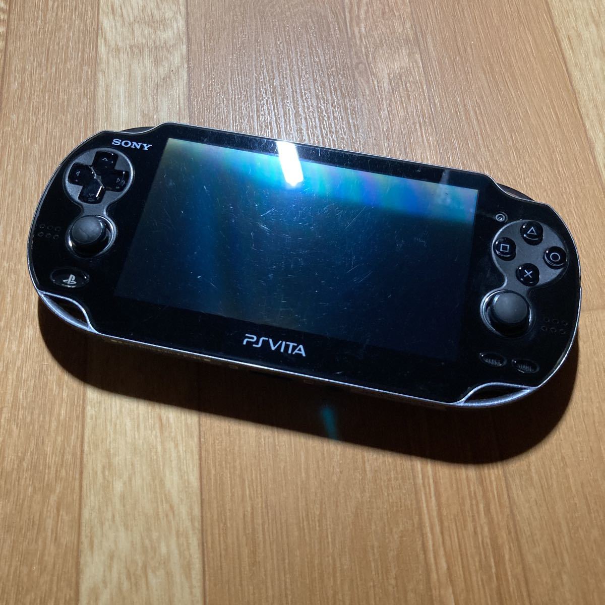 日本初の PS Vita PCH-1000 クリスタルブラック 本体のみ PS Vita本体