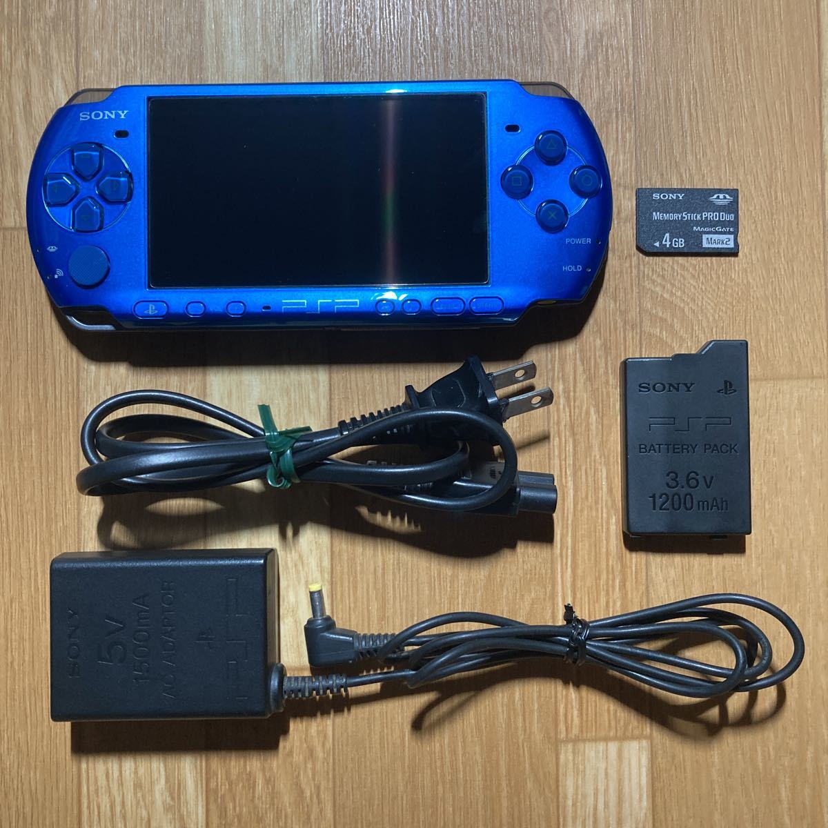 正式的 PSP PSP-3000 一式セット バイブラントブルー PSP3000シリーズ