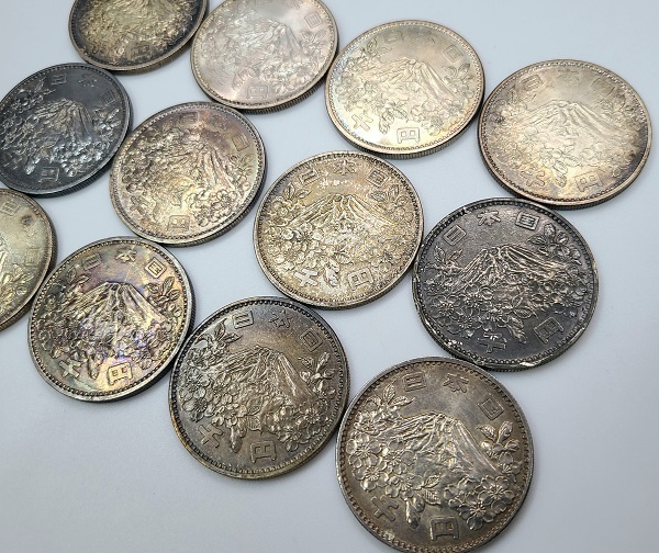 東京オリンピック 1000円銀貨 12枚 1964年 昭和39年 千円銀貨 記念硬貨 記念コイン 古銭_画像5