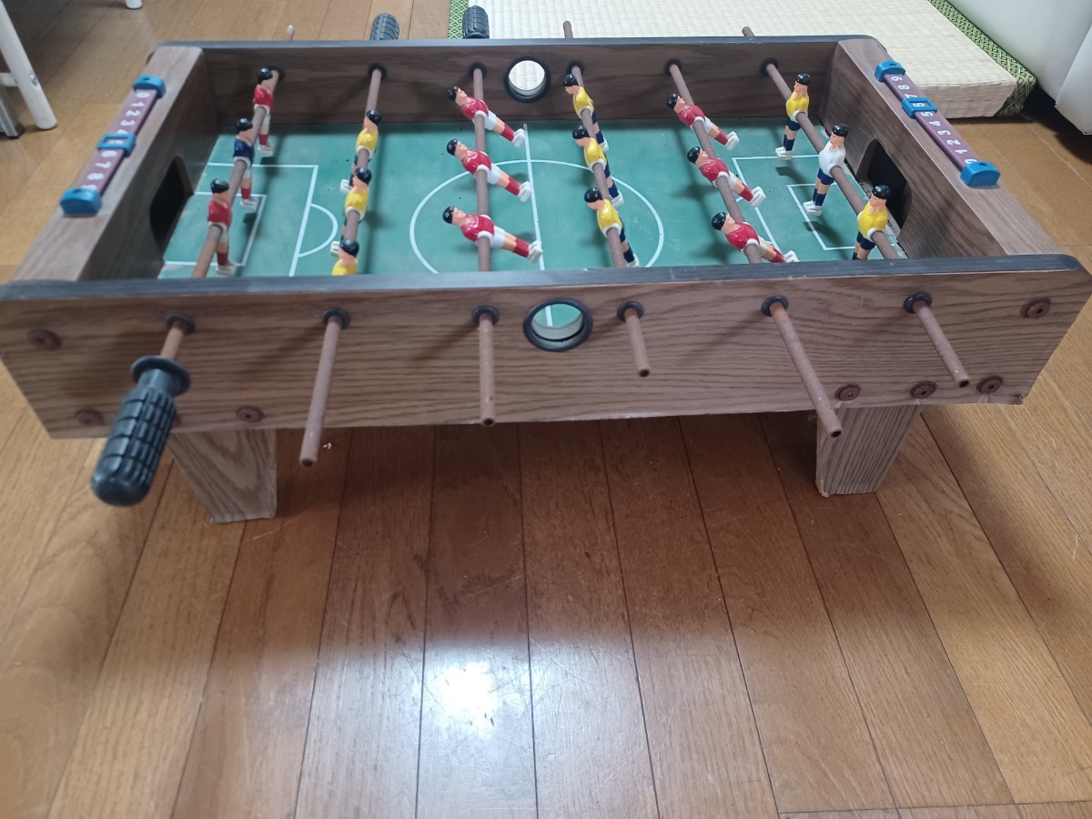 * soccer game toy table soccer soccer game Showa Retro *