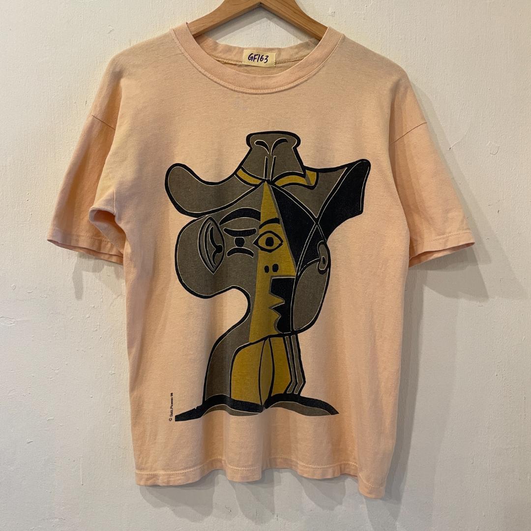 【GF163】ヴィンテージ Tシャツ ピカソ パブロピカソ アートT 90s_画像2