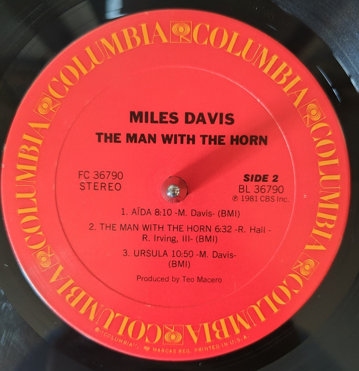 Miles Davis The Man With The Horn/1981年米国盤FC36790_画像4