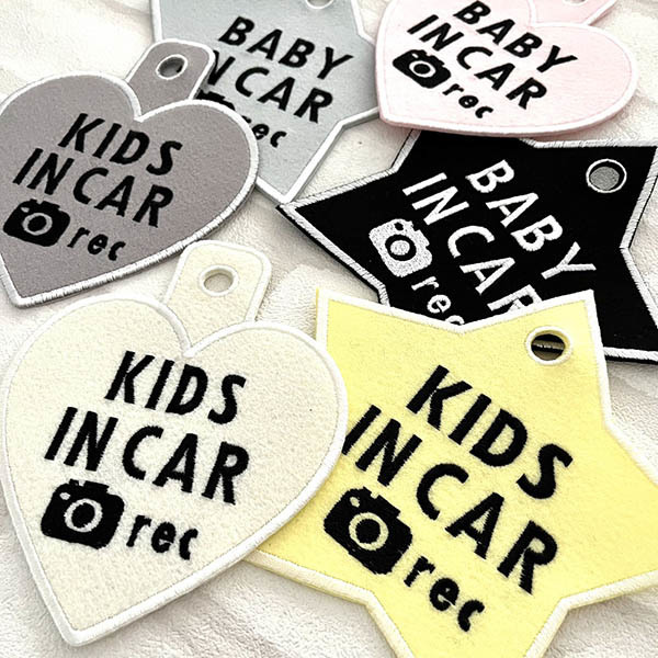 [KIDS/BABY IN CAR+do RaRe ko2 suction pad .... type ] star / Heart / sticker / Kids / baby / stylish / in car / camera / safety 