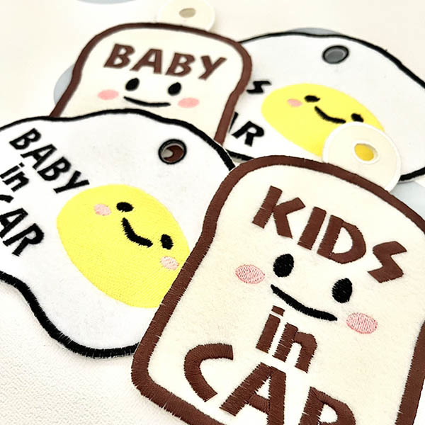 [BABY/KIDS IN CAR 7 suction pad .... type ] car / sticker /BABY/ Kids in car / baby / in car / baby / lovely / safety 