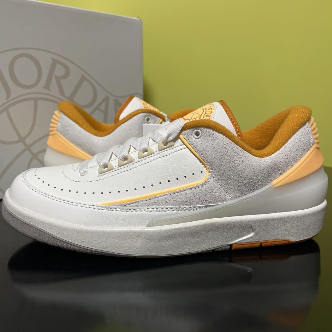 29.0cm ★定価1万9800円★ NIKE AIR JORDAN 2 RETRO LOW ナイキ エアジョーダン2 レトロ ロー スニーカー シューズ 白 バッシュ DV9956-118_画像2