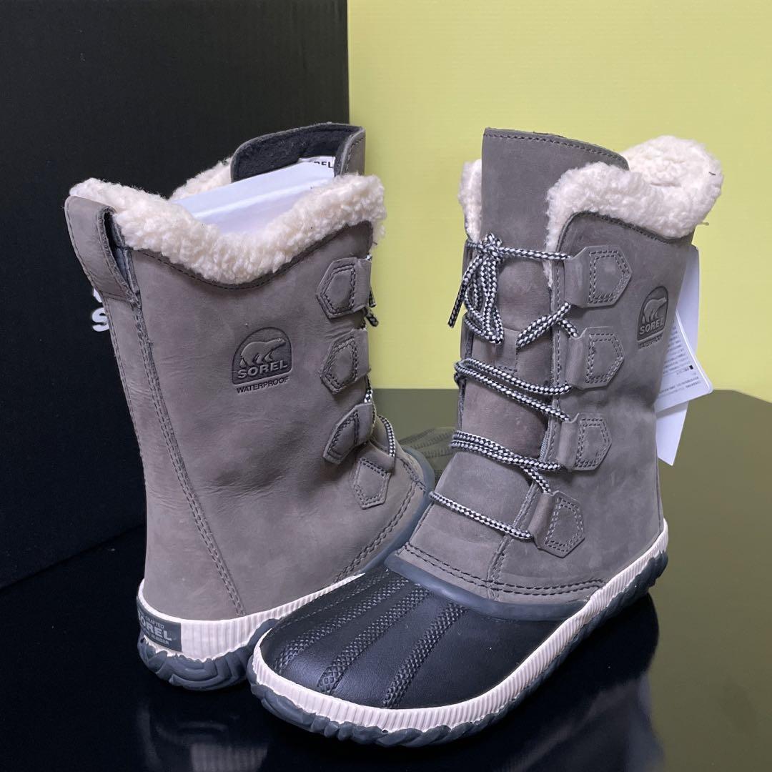 23.0cm(US6) ★定価19800円★ソレル SOREL アウトアンドアバウトプラス トール 防寒 防滑 防水 スノーブーツ ウィンターブーツ  NL3146-053