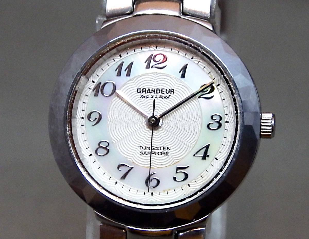 EU-9366■GRANDEUR グランドール maximal レディース腕時計 3針 中古_画像1