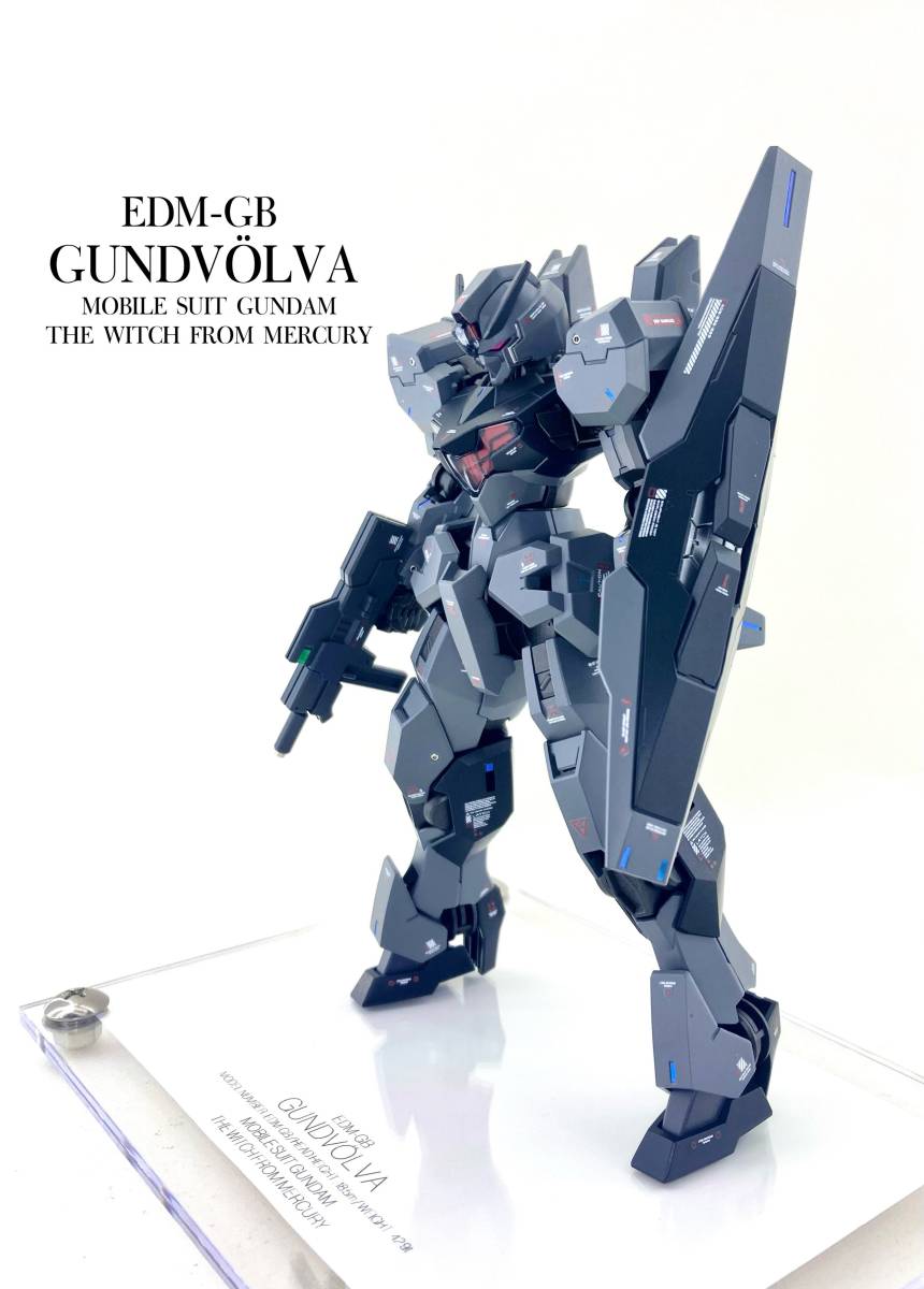 大人気新品 1/144 ＨＧ ガンヴォルヴァ 水星の魔女,ガンプラ】 全塗装