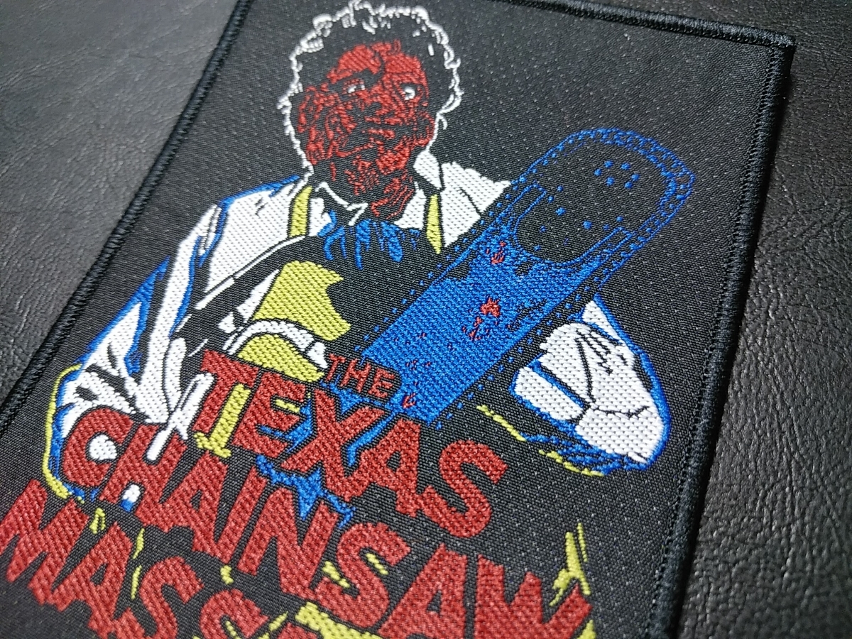 悪魔のいけにえ The Texas Chain Saw Massacre 刺繍パッチ ワッペン / トビー・フーパー レザーフェイス エド・ゲイン ホラー映画_画像2