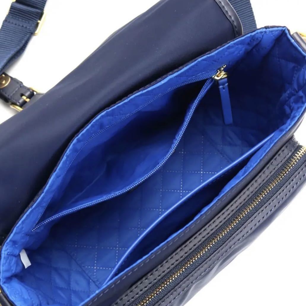 【未使用・タグ付き】TORY BURCH トリーバーチショルダーバッグ ハンドバッグ 2way 仕様 74651 ネイビー 紺 ゴールド