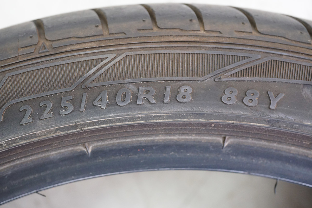 DUNLOP ダンロップ SP SPORT MAXX SPスポーツマックス 225/40R18 88Y 2005年製 中古2本 [TZ207]の画像5