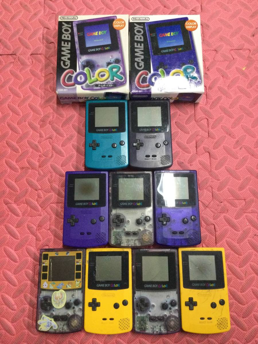 豪華 【GN3753/60/0】ジャンク★ゲームボーイカラー★計11台★大量★まとめ★セット★GAME BOY COLOR★任天堂★ニンテンドー★NINTENDO★ 本体 豪華 【GN3753/60/0】ジャンク★ゲームボーイカラー★計11台★大量★まとめ★セット★GAME BOY COLOR★任天堂★ニンテンドー★NINTENDO★ 本体