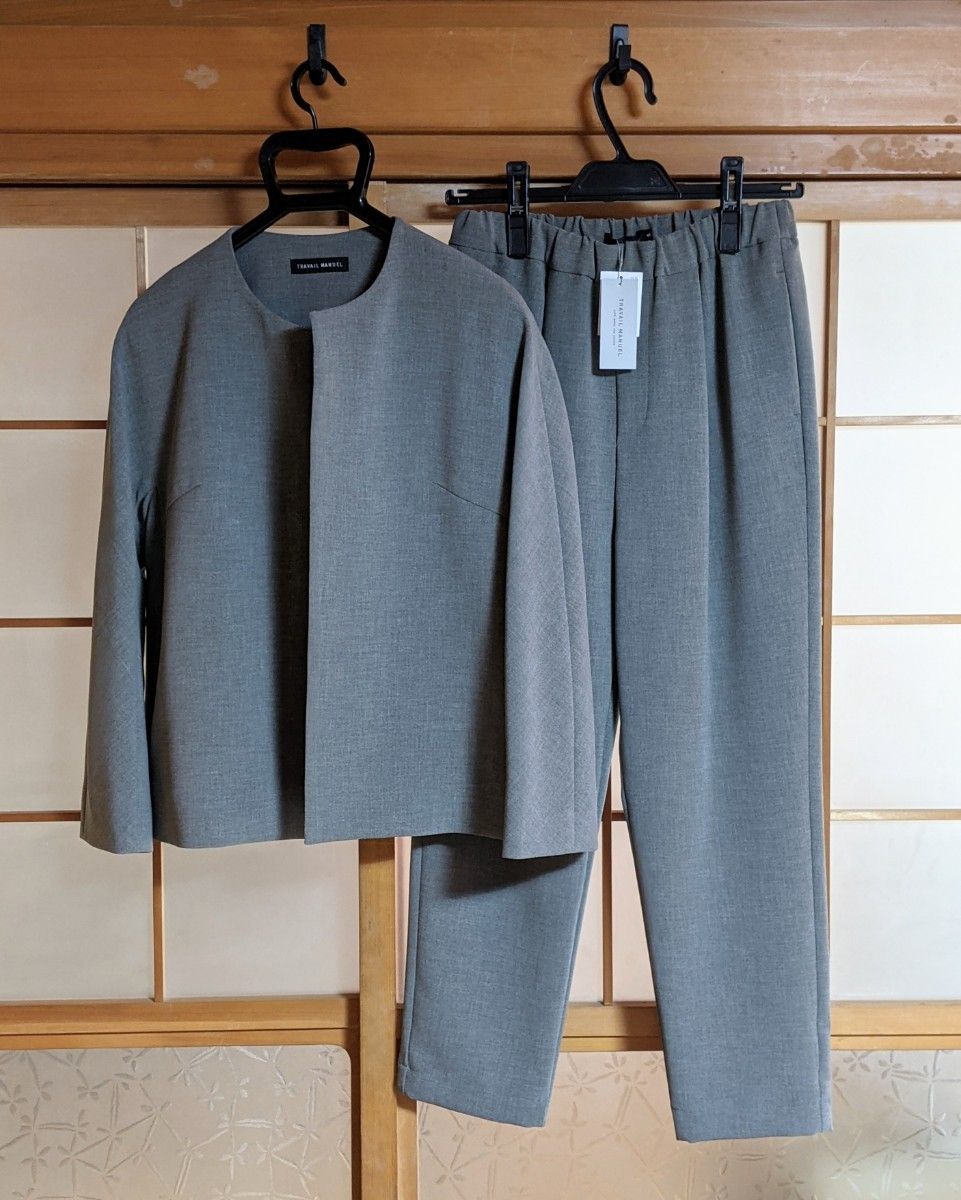 新品タグ付き】上下セット トラバイユマニュアル ダブルクロスノー