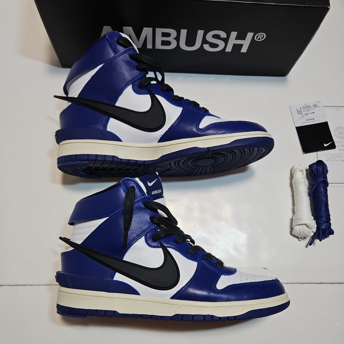 好きに HIGH DUNK NIKE × AMBUSH DEEP 28.0cm ディープロイヤル ハイ