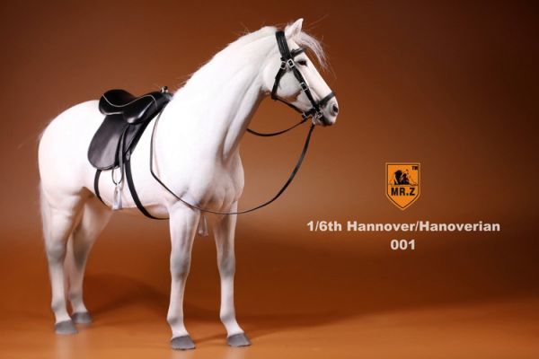 Mr.Z 1/6 サイズ ホース 馬 競走馬 動物 リアル フィギュア 大人のおもちゃ 模型 37cm級 スタチュー 誕生日 プレゼント置物 白001の画像1