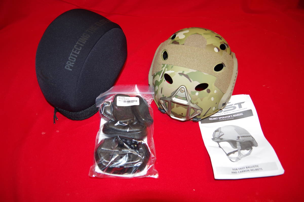 実物！未使用！スケルトン シュラウド付！【OPS CORE FAST CARBON HELMET (M)】オプスコア カーボン ヘルメット/Multicam_画像1