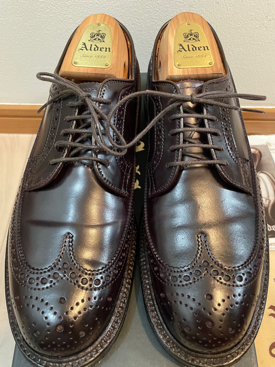 オールデン Alden975 ウイングチップ 7D-