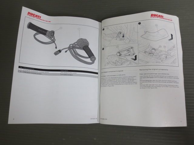  правый рукоятка обогреватель 96680453B Ducati оригинальный multi Strada 1200 S MULTISTRADA DUCATI новый товар не использовался #J20230815