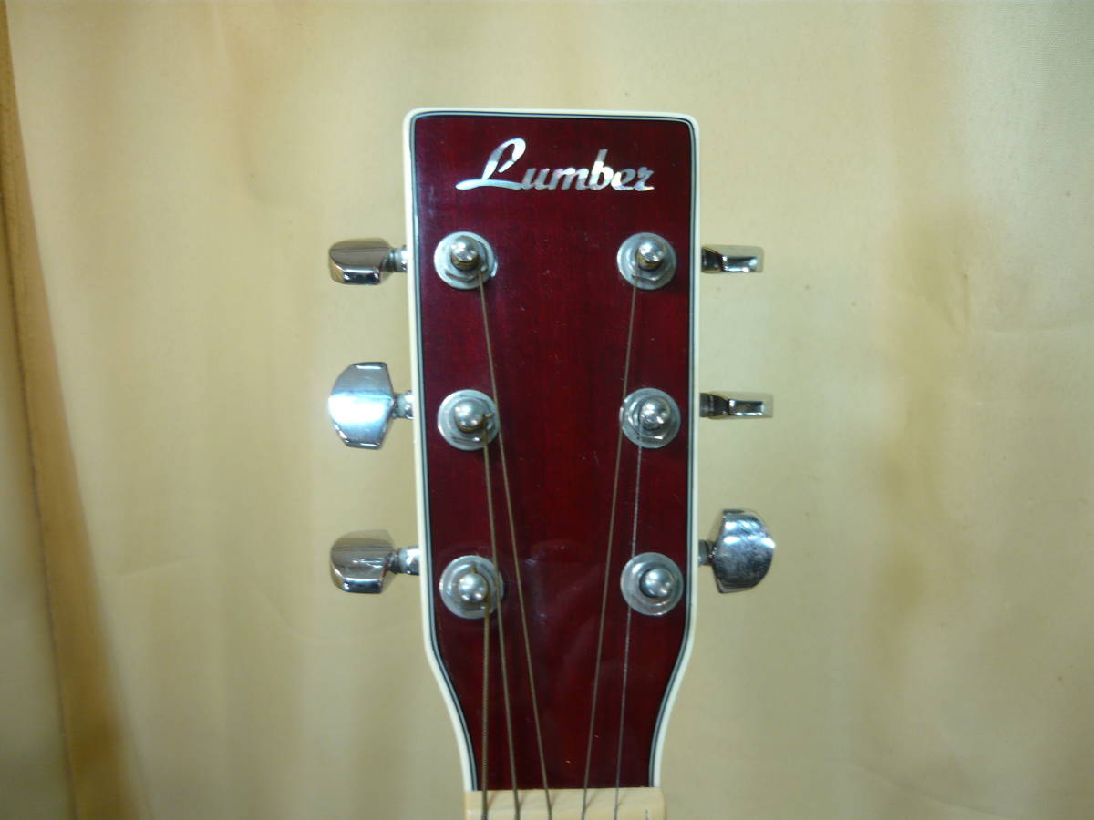 【中古】Lumber/ランバー アコースティックギター LF3RDS レッド/ブラック 使用感わずかの画像4