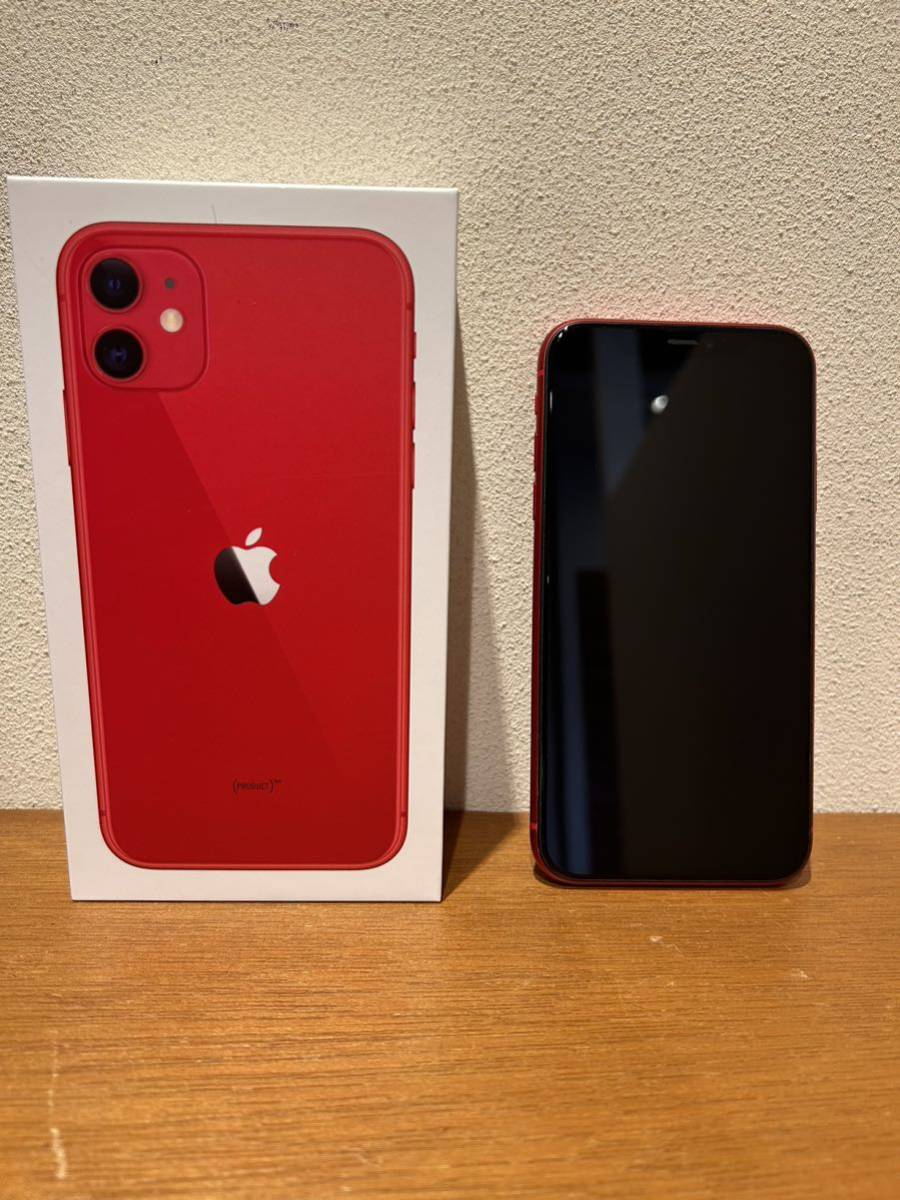 Apple iPhone  GB PRODUCTRED SIMフリー　送料無料　中古美品　箱付き　ネットワーク制限なし 初期化済　 MWMJ/A