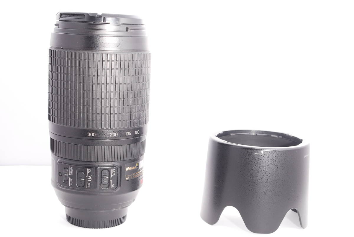 大勧め 〓外観綺麗 フード付〓Nikon ニコン AF-S VR Nikkor 70-300mm