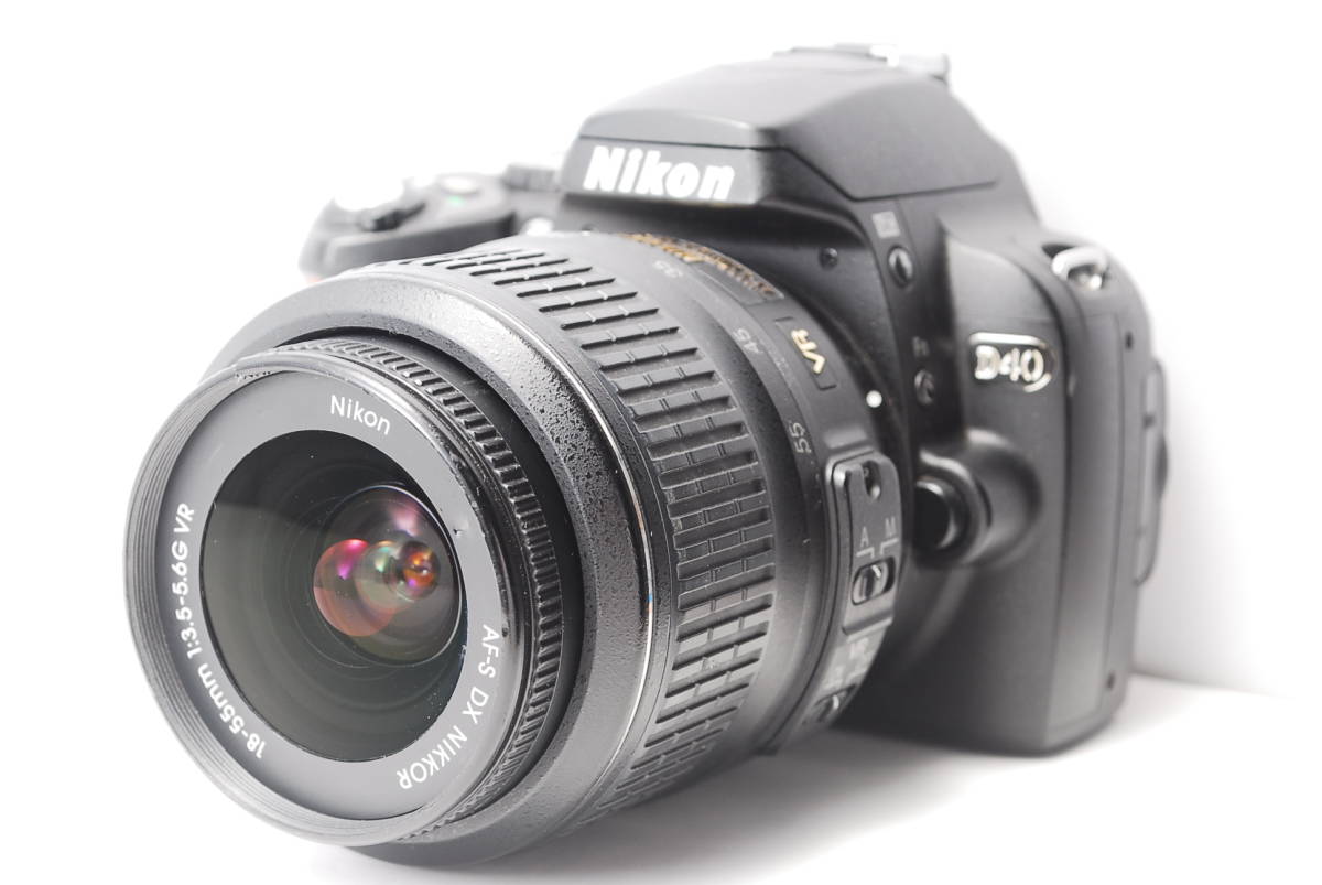 〓シャッター回数わずか3511回〓ニコン NIKON D40　手振れ補正レンズ付き