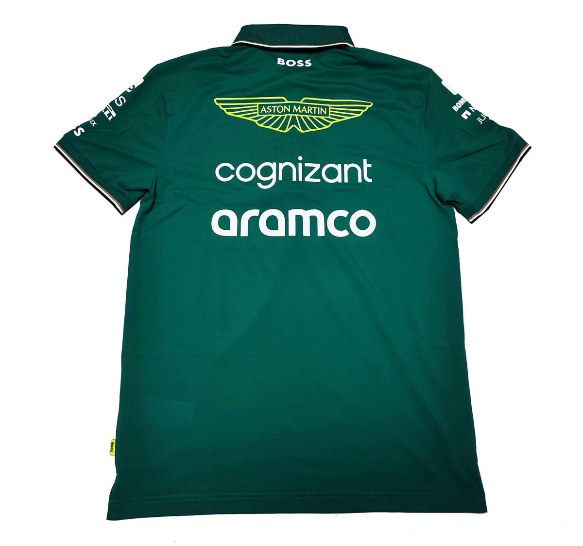都内で アストンマーティンF1 2023 チーム支給品 ポロシャツ 新品 M 非売品 HUGO BOSS アロンソ ストロール 鈴鹿 F1 