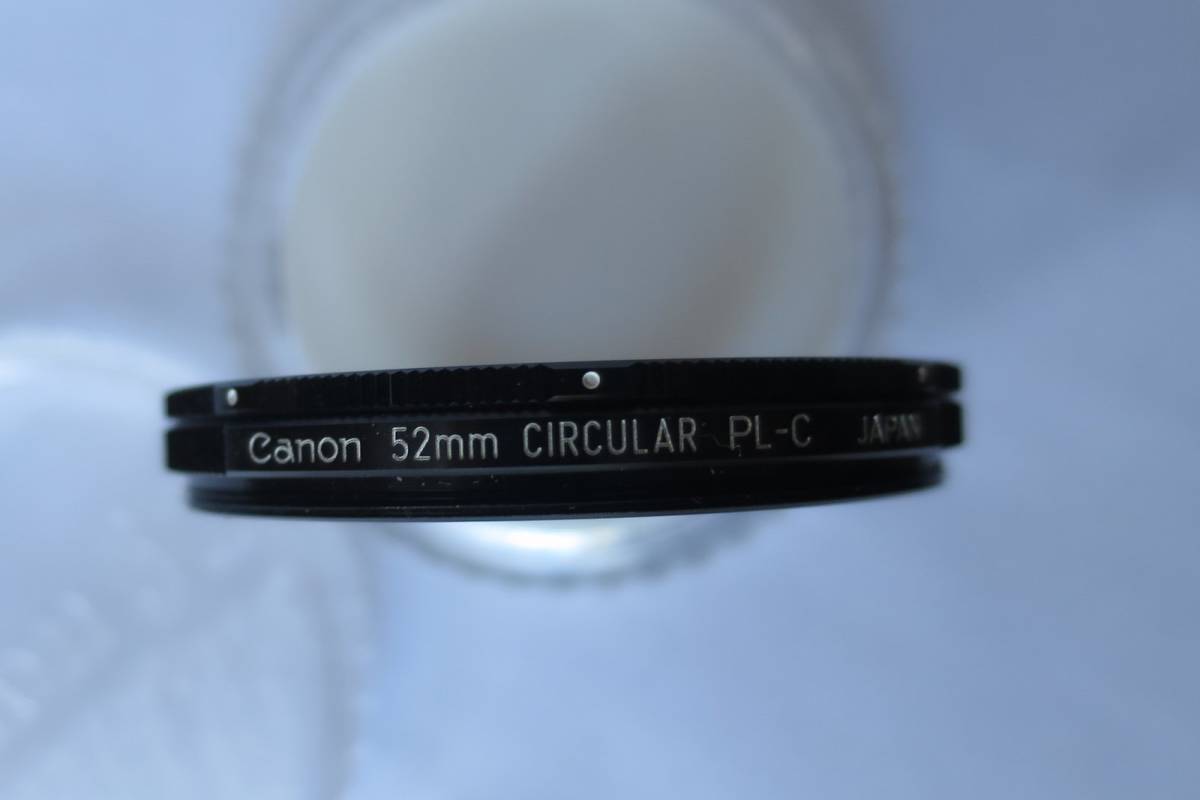 Canon キャノン　Circular PL-C　円偏光 フィルター　52㎜　ケース付き_画像1