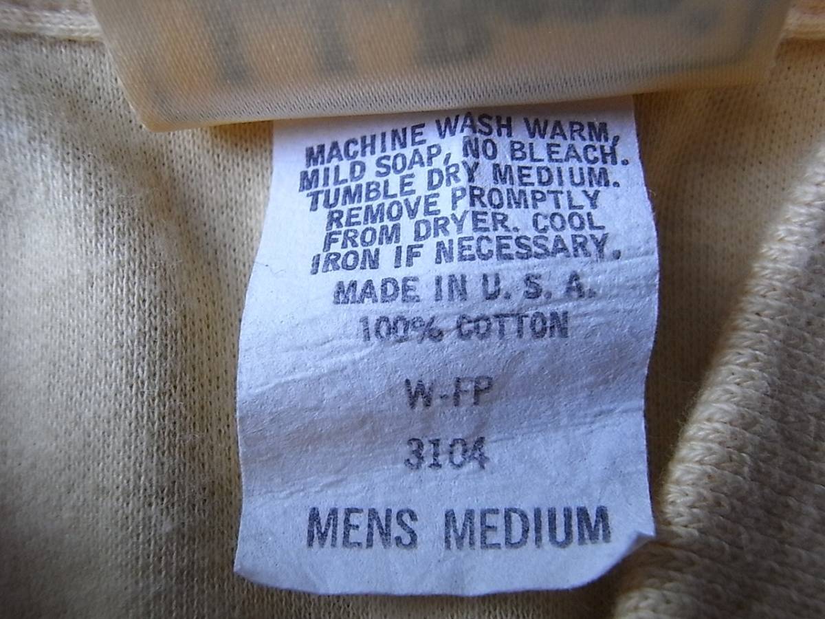 LL Bean 米国製　コットン ポロシャツ　US-M　イエロー 綿100%　LLビーン_画像2