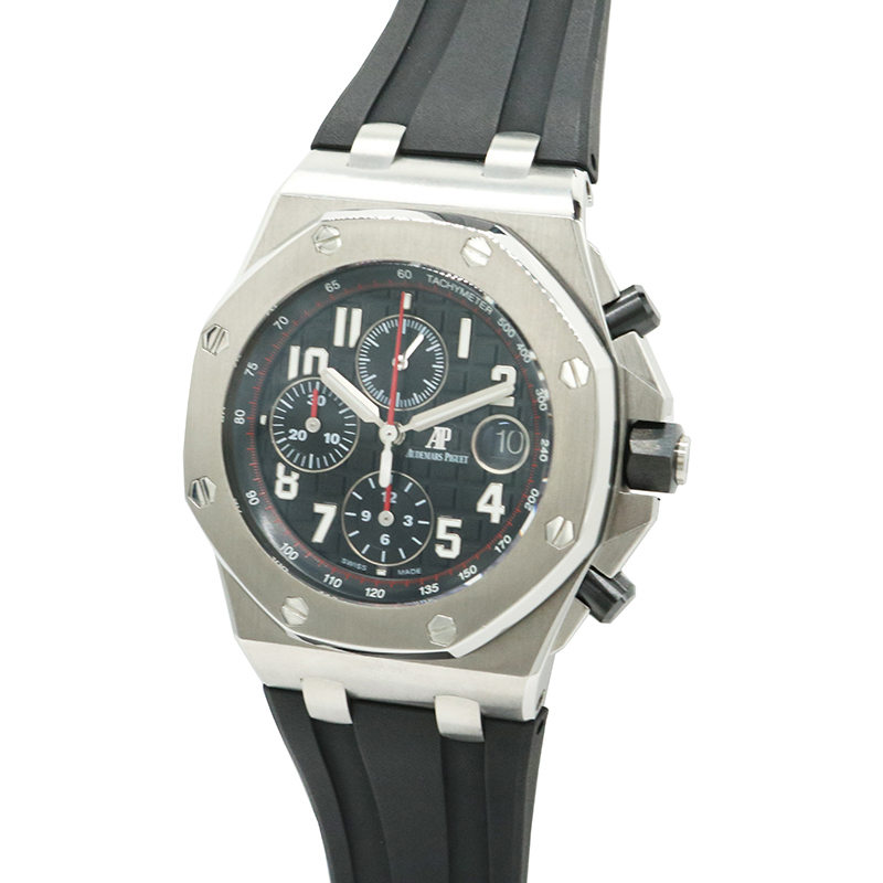 AUDEMARS PIGUET[ Audemars Piguet ] Royal дуб offshore хронограф 26470ST.OO.A101CR.01 черный циферблат SS мужской [USED]